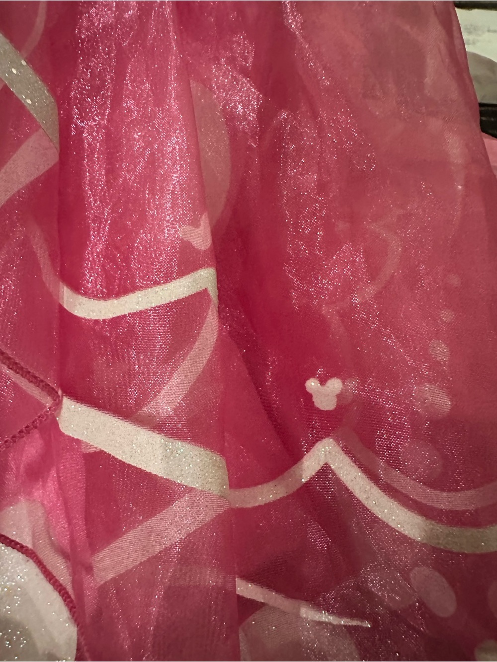 Disney Pink Minnie Mouse Polka Dot Dress with Ears - Picture 12 of 16